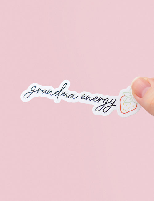 Grandma Energy Sticker