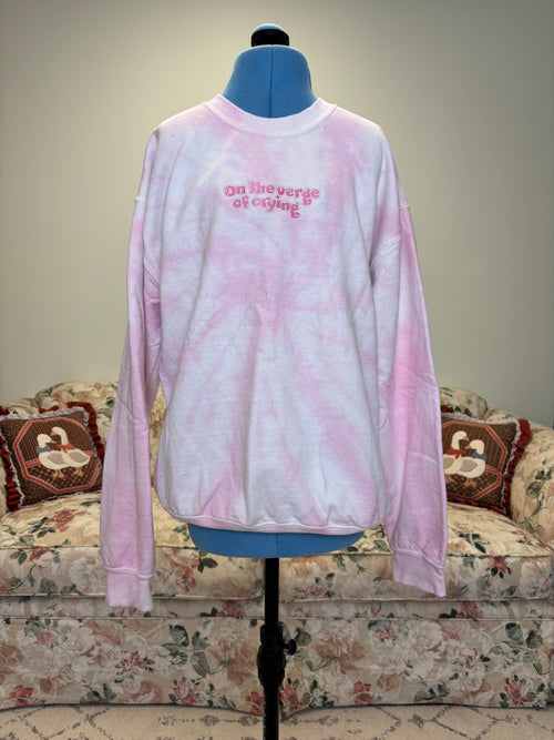{Mia Maples} On the Verge of Crying Sweatshirt