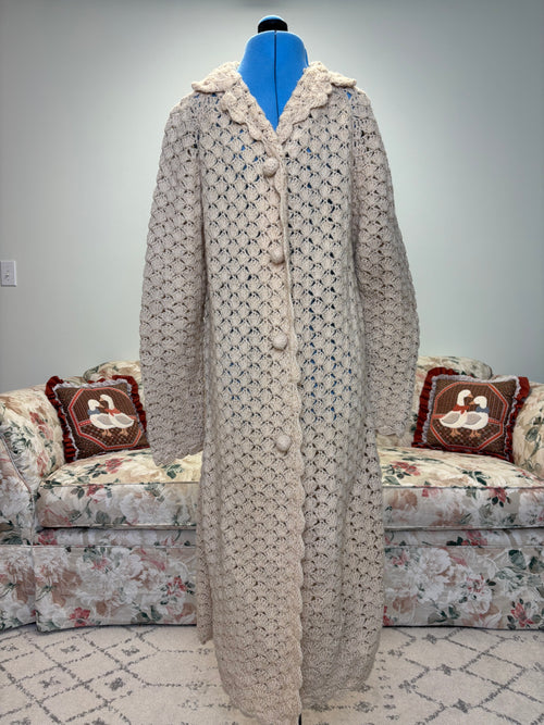 {No Brand - Handmade} Crochet Long Coat