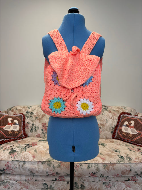 {Handmade} Crochet Backpack