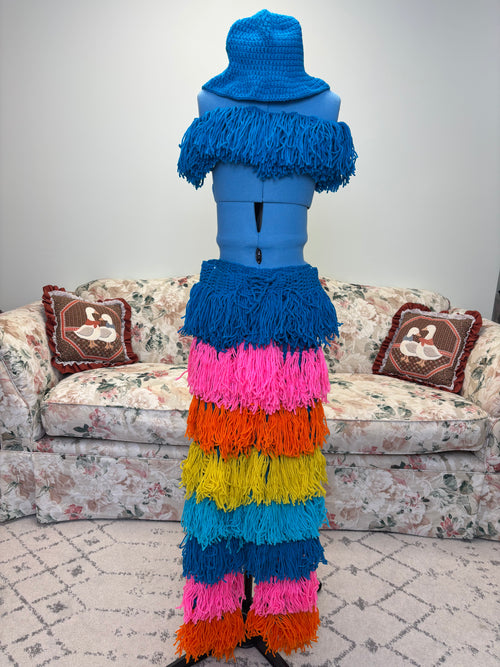 {Handmade} Crochet Multicolor Outfit