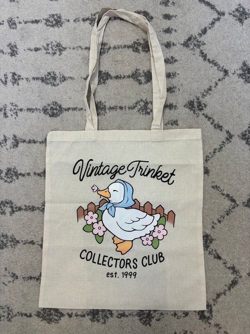 {Mia Maples} Vintage Trinket Collector Club Tote Bag