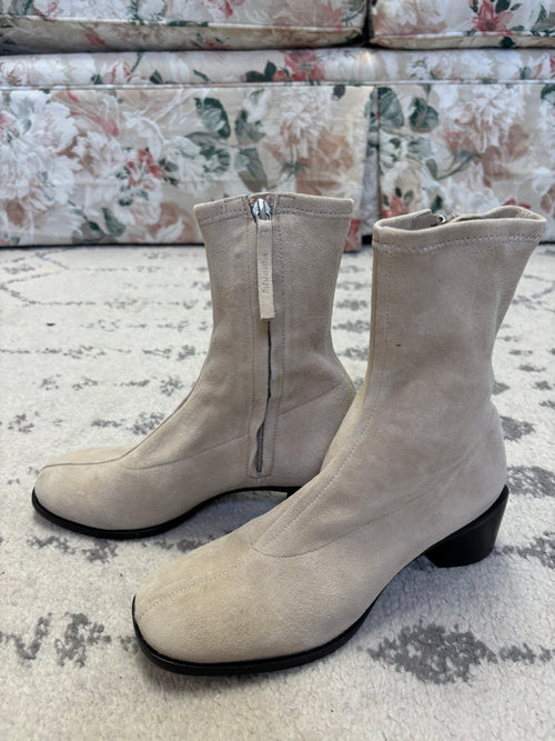 {Reformation} Tan Ankle Boots
