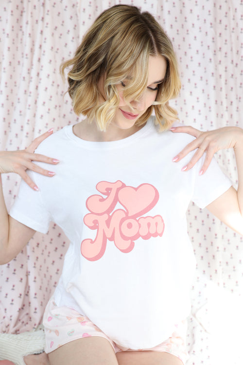 I <3 Mom 100% Recycled Cotton T-Shirt