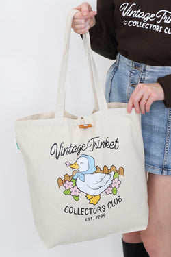 Vintage Trinket Collectors Club Tote Bag