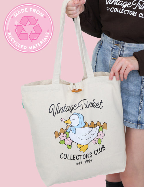 Vintage Trinket Collectors Club Tote Bag – Mia Maples Market